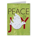 Seed Paper Shape Holiday Card- Peace & Joy